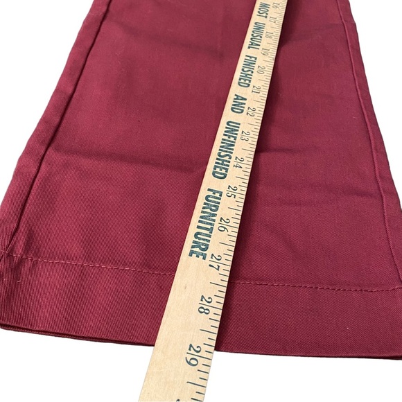 New with Tag Stussy Milo Work Pant Women’s Size 5 Measures 30*29 Flat Front Red - Picture 7 of 8